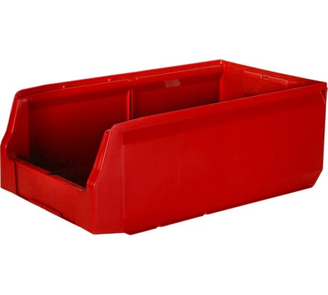 Пластиковый ящик для метизов Пластик Система красный 12.414.2