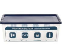 Коробка для обувных аксессуаров Полимербыт 5,5л 63251104