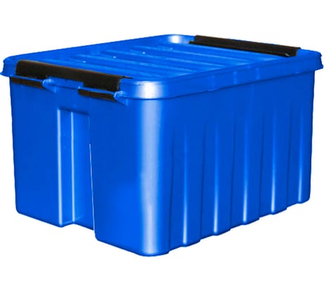 Ящик п/п Rox Box 210х170х140 мм с крышкой и клипсами, 3 л. синий 18690