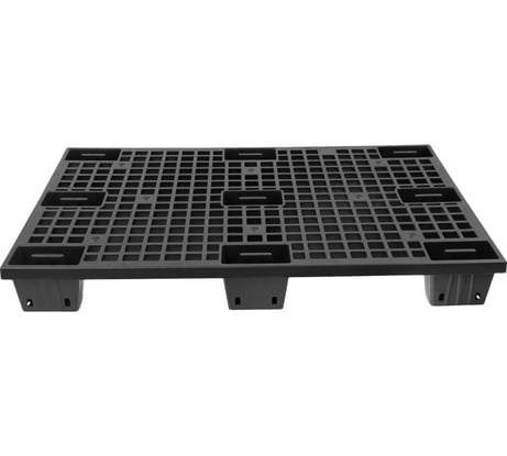 Паллет Gigant 1200x800x140 вкладываемый на ножках чёрный 34202