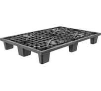 Паллет Gigant 1200x800x160 вкладываемый на ножках чёрный 34227