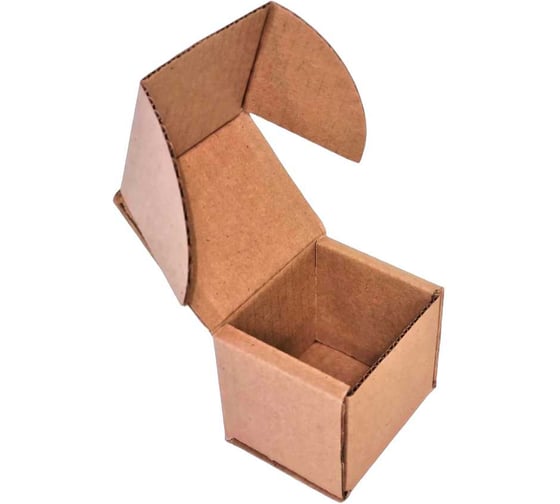 Коробка картонная самосборная Borokot 70x70x70 мм, 50 шт., картон Т-24 кор50к