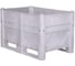 Пластиковый контейнер Dolav 1200x800x740 серый, сплошной 1
