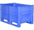 Пластиковый контейнер Dolav 1200x800x740 синий, сплошной 1