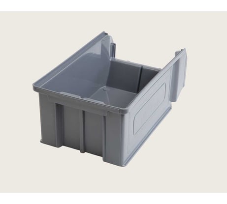 Ящик СТАРКИТ пластиковый, 9,4л, серый C3-GR-2