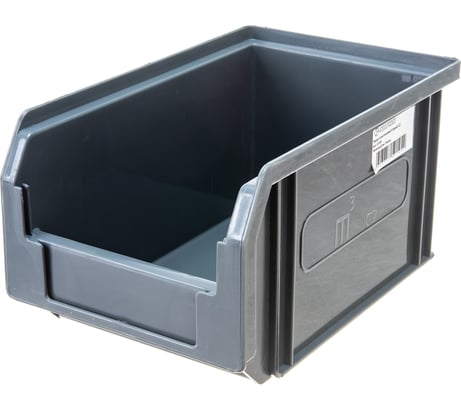 Ящик СТАРКИТ пластиковый, 3,8л, серый C2-GR-2