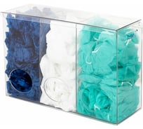 Диспенсер для одноразовых СИЗ Evdar трехсекционный D3020