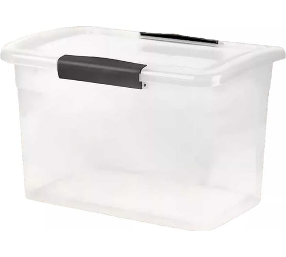Ящик для хранения ATLASWELD Clear с защелками 11 л 35x23,5x22,2 см прозрачный кристалл ATLKL251411999