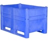 Пластиковый контейнер Dolav 1200х800х740 синий, сплошной 20785