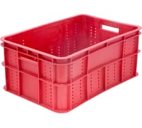 Ящик Тара.ру п/э 600х400х258 3,2кг, красный 00379