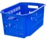 Ящик Тара.ру п/э 535х367х252 для хранения и переноски продуктов, перфорированный, синий 23050 1