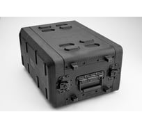 Кейс рэковый короткий 2 юнита глубина 260 мм DGCASE ударопрочный, IP54, 485х240х100 DGCASE@RACK2U260LDPE