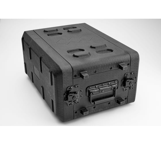 Кейс рэковый короткий 2 юнита глубина 390 мм DGCASE ударопрочный, IP54, 500х350х92 DGCASE@RACK2U390LDPE 1