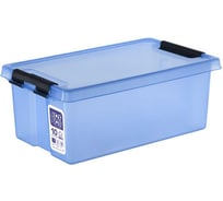 Ящик Дигрус Rox Box 400x225x150 мм, с крышкой, на клипсах, объем 10 голубой RBH10-П/Д RBH10-Г/Д