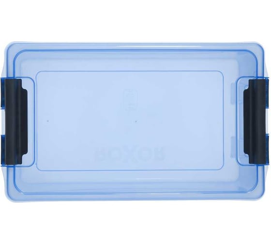 Ящик Дигрус Rox Box 400x225x150 мм, с крышкой, на клипсах, объем 10 голубой RBH10-П/Д RBH10-Г/Д