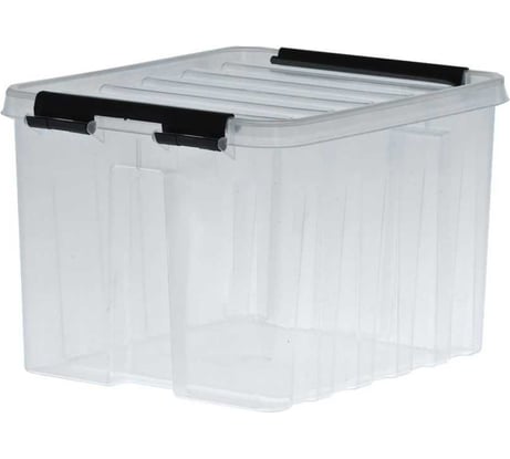 Ящик Rox Box сплошной Дигрус 210х170х175 мм, объем 4 л прозрачный RB4-П/Д