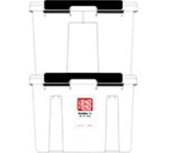 Ящик Rox Box сплошной Дигрус 415х300х190 мм объем 16 прозрачный RB16-П/Д