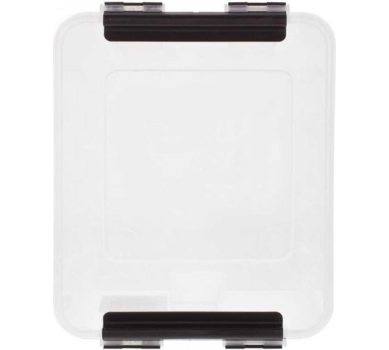 Ящик п/п Rox Box 210х170х140 мм с крышкой и клипсами, 3 л. прозрачный 18691