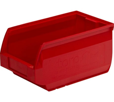 Контейнер ООО Комус ПП,250х150х130мм, Verona, сплош, красный арт.5002 606940