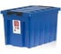 Ящик с крышкой Rox Box на роликах, 70 л, синий 070-00.06 1