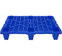 Паллет п/э Тара.ру 800x600x140 перфорированный, на ножках цв. синий 36334