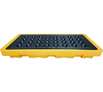 Емкость Тара.ру 1300x680x150 для 2-х бочек цв. жёлтый 34828