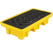 Емкость Тара.ру 1300x680x300 для 2-х бочек цв. жёлтый 34602