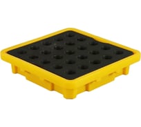 Емкость Тара.ру 680x680x150 для 1-й бочки цв. жёлтый 34603