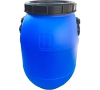 Бочка BlackWeld п/э 40л. круглая, с винтовой крышкой, с вкладышем внутри, с усиллеными ручками синий 145149