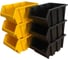 Лоток JETTOOLS 150x95x70 для метизов 20 шт желтый 10шт + черный 10шт ЛЖ-ЛЧ-150 наб20 2