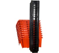 Комплект ящиков Тара.ру п/п 150x95x70 для метизов, с планкой, 9 шт. цвет оранжевый 37060