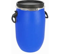 Бочка пластиковая Дигрус 65 литров с металлическим обручем синяя БП-65-МОС/Д