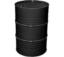 Бочка стальная Дигрус закатная с пробками, черная 216 л БСЗ-216-Ч/Д