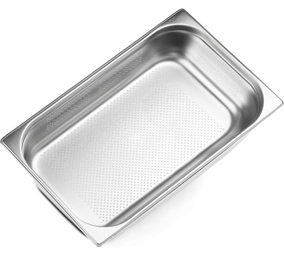 Гастроемкость перфорированная Luxstahl 3мм 1/1x6'' 530x325x150 га68
