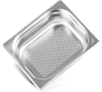 Гастроемкость перфорированная Luxstahl 3мм 1/2x4'' 327x265x100 га72
