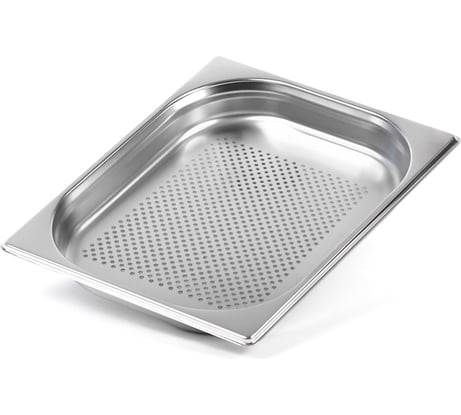 Гастроемкость перфорированная Luxstahl 3мм 1/2x1,5'' 327x265x40 га70