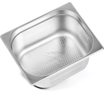 Гастроемкость перфорированная Luxstahl 3мм 1/2x6'' 327x265x150 га73