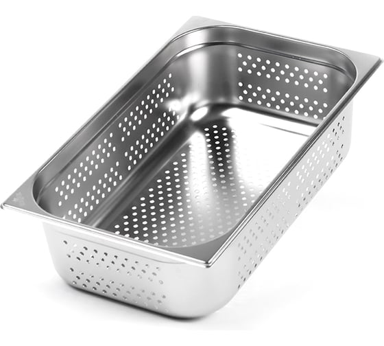 Гастроемкость перфорированная Luxstahl 5мм 1/1x6'' 530x325x150 га44 1