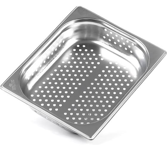 Гастроемкость перфорированная Luxstahl 5мм 1/2x2,5'' 327x265x65 га45
