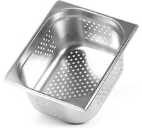 Гастроемкость перфорированная Luxstahl 5мм 1/2x6'' 327x265x150 га47
