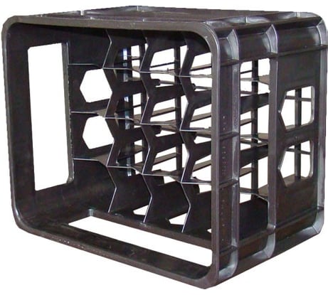 Ящик под бутылку ОАО "ПОЛИМЕР" 0,5(пивная) 420x340x267 7930174550113