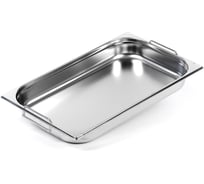 Гастроемкость Luxstahl 1/1x2,5'' 530x325x65 с ручками га003