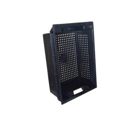 Ящик пищевой ОАО "ПОЛИМЕР" перфорированный 600x400x200(цвет: черный) 7930174550007