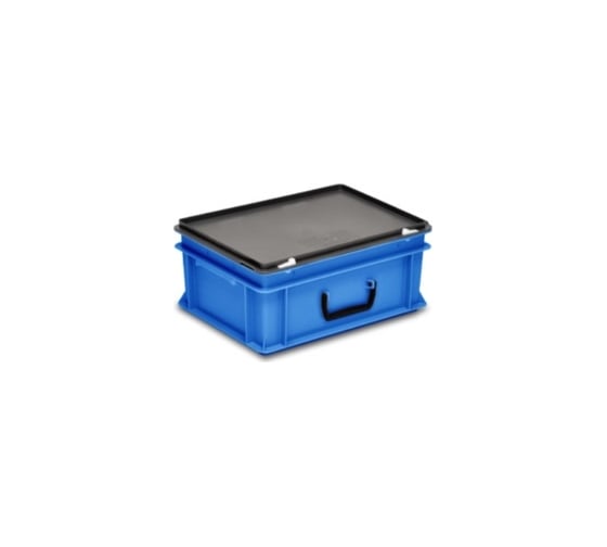 Кейс Georg Utz 400x300x185 мм, с крышкой на петлях 35-207-0.0101.5070 1