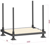Штабелируемый паллет WESO T1_1210
