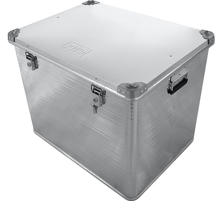 Алюминиевый ящик РИФ усиленный с замком 782х585х622 мм ДхШхВ  E782585622