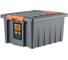Ящик с крышкой Rox Box PRO, 36 л, особопрочный, антрацитовый 036-00.76 1