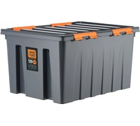 Ящик на роликах Rox Box PRO, 120 л, особопрочный, антрацитовый 120-00.76