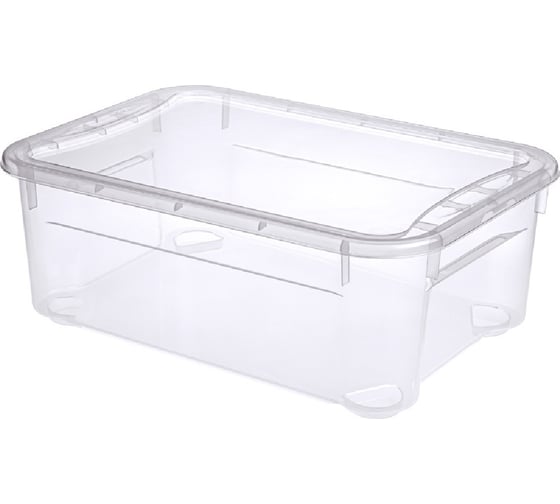Ящик п/п 389х275х145 10л. Кристал цв. прозрачный Restola 23362 1