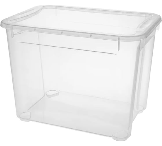Ящик п/п 389х275х286 22л. Кристал цв. Прозрачный Restola 23361 1